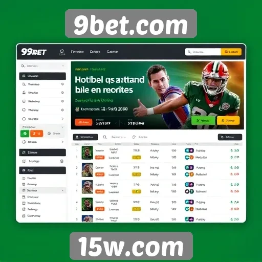 Interface do usuário do 9bet.com é intuitiva e moderna